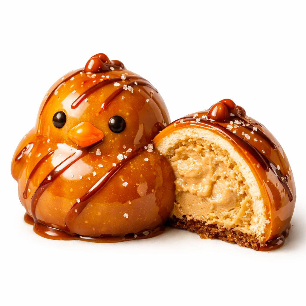 Caramel Cream Chick pastry