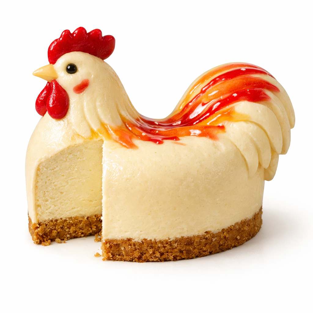Cheesecake Style Rooster pastry