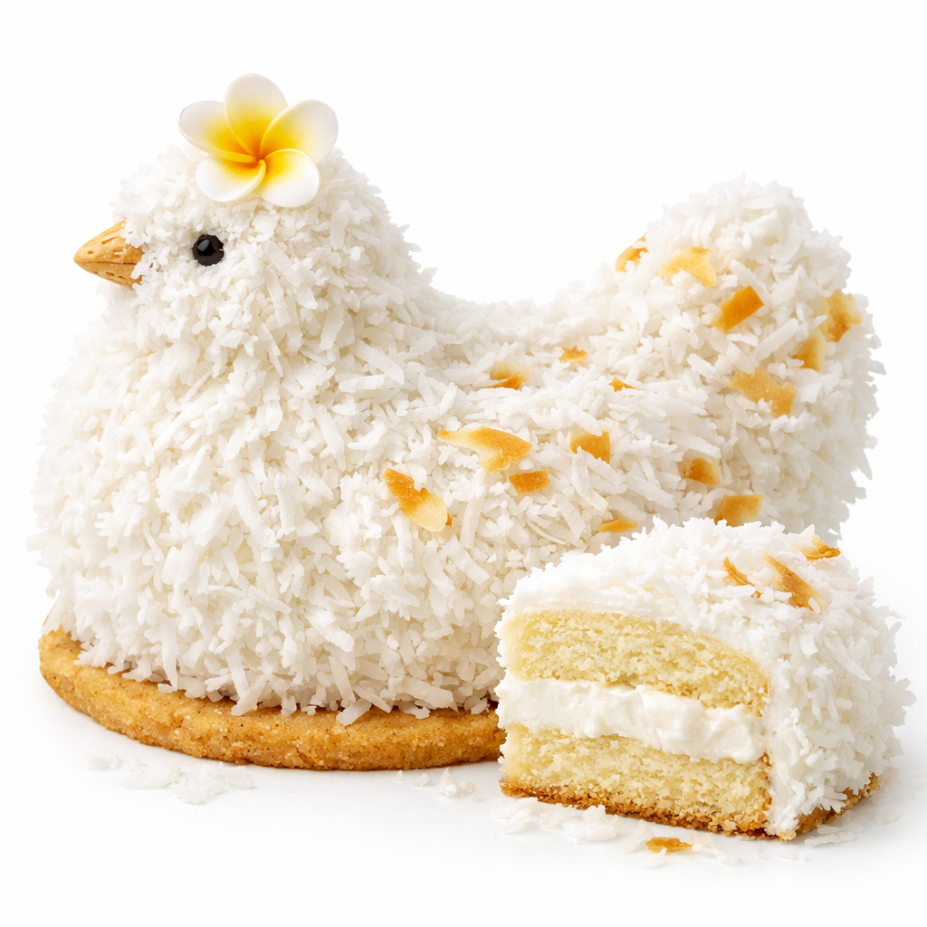 Coconut Dream Hen pastry
