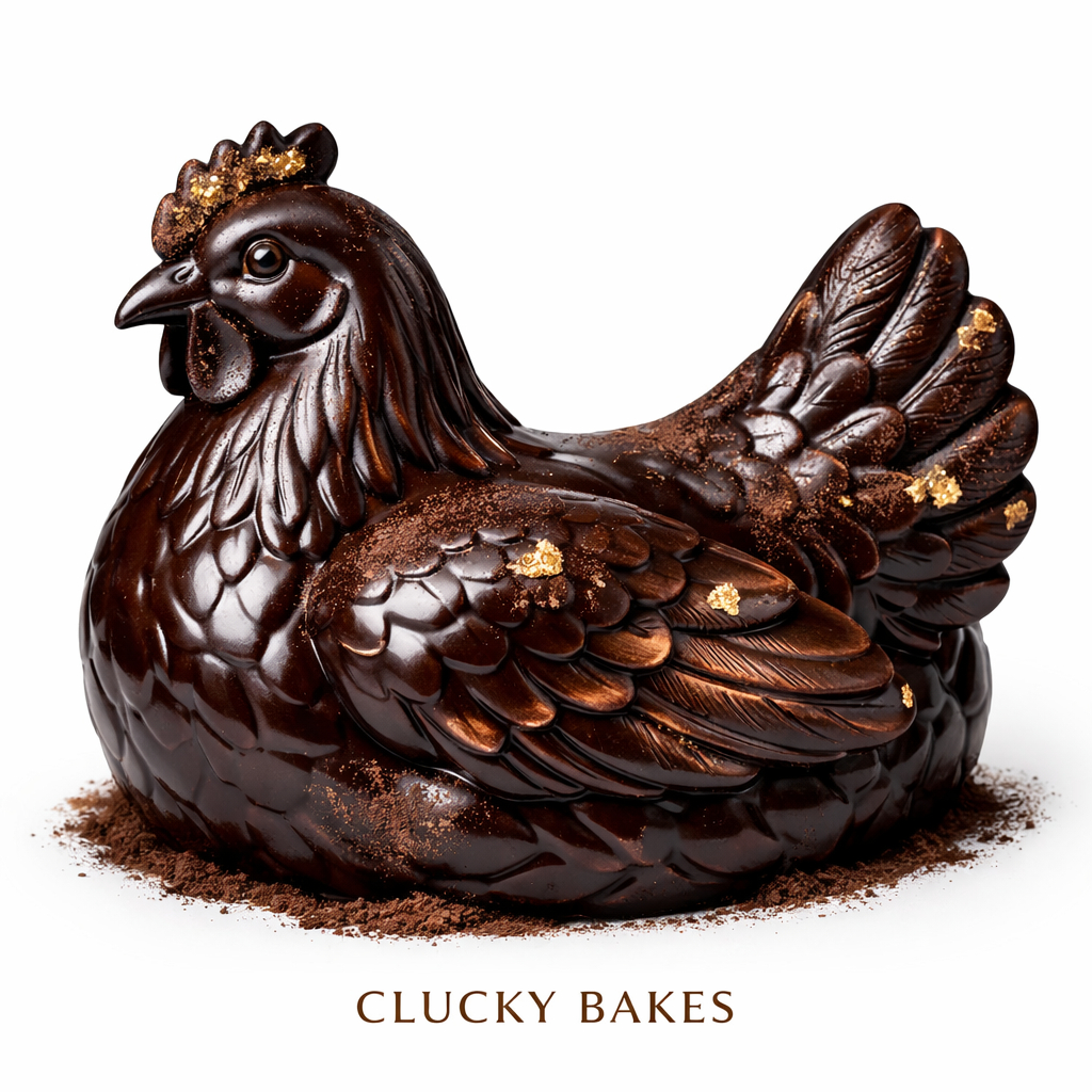 Dark Cocoa Hen pastry