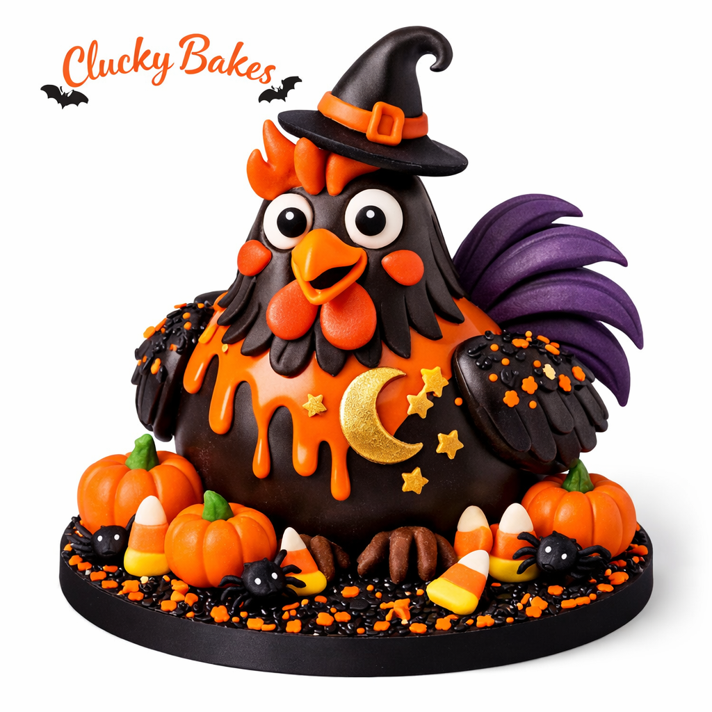 Halloween Spooky Rooster pastry