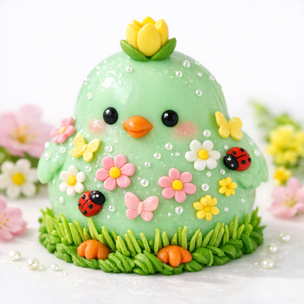 Spring Garden Chick pastry