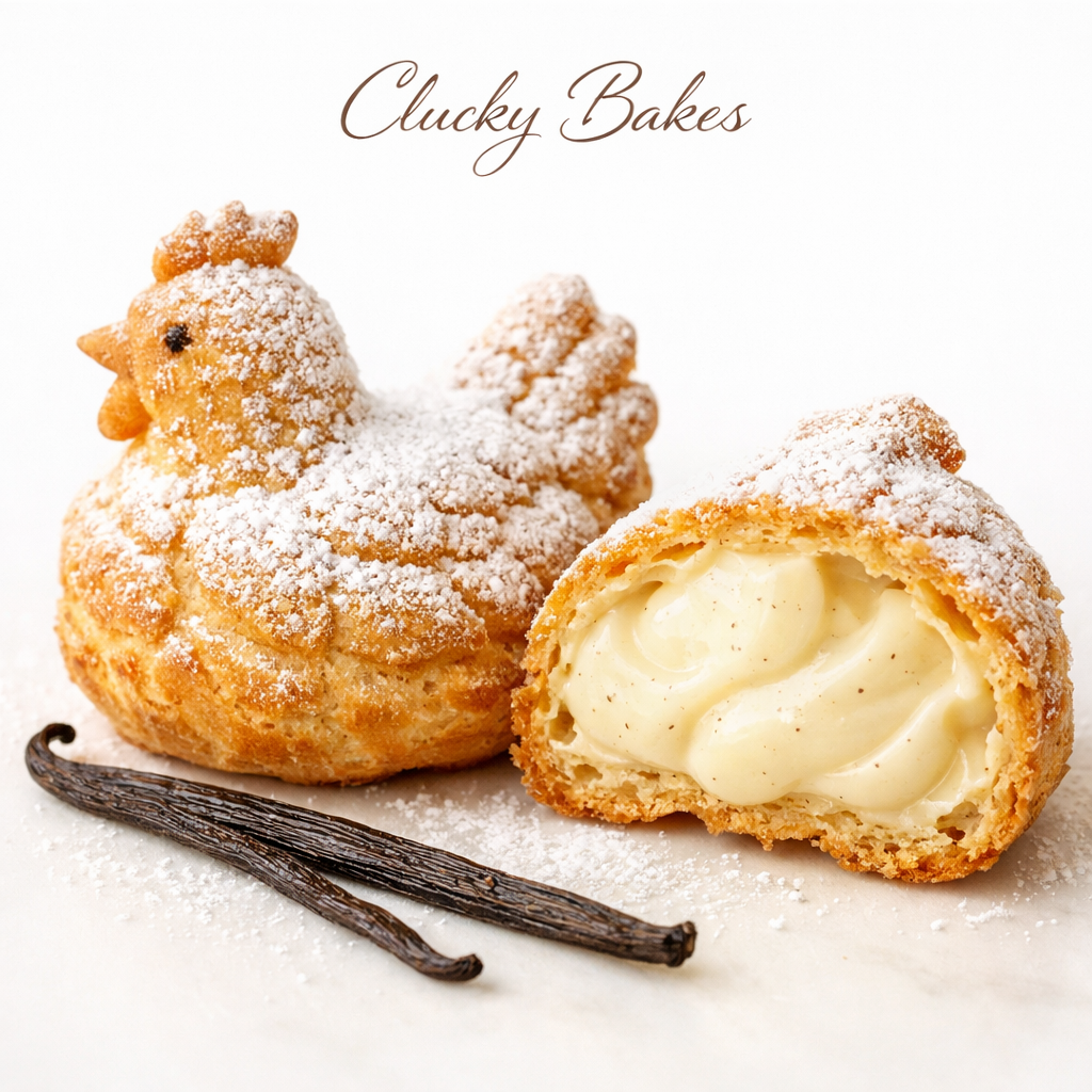Vanilla Custard Hen pastry